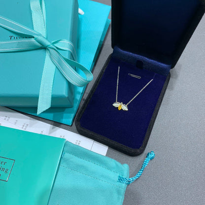 [Lumi Jewelry]PAPER FLOWERS YELLOW DIAMOND FIREFLY PENDANT