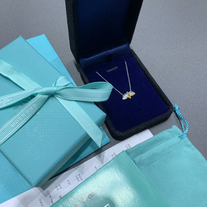 [Lumi Jewelry]PAPER FLOWERS YELLOW DIAMOND FIREFLY PENDANT