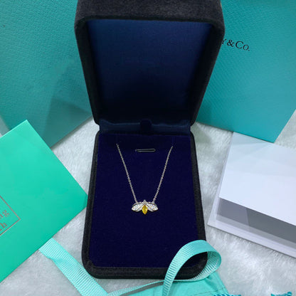 [Lumi Jewelry]PAPER FLOWERS YELLOW DIAMOND FIREFLY PENDANT