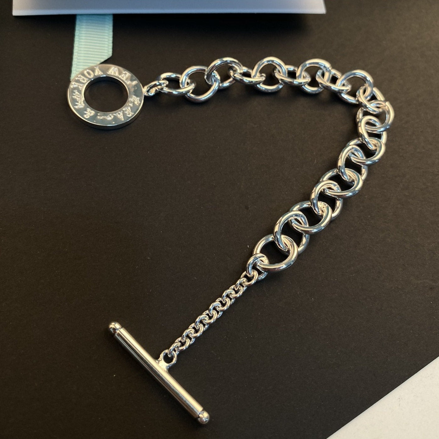 [Lumi Jewelry]TOGGLE TAG BRACELET SILVER