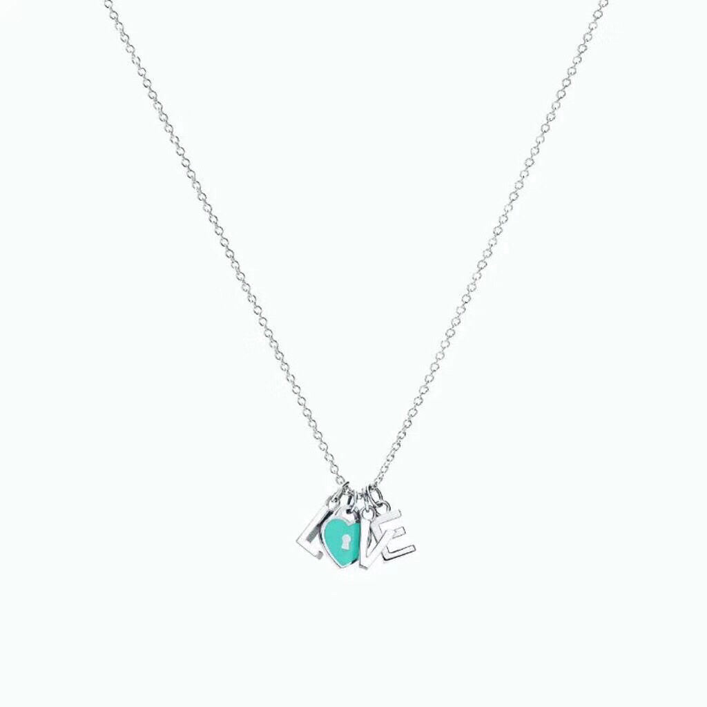 [Lumi Jewelry]COLLAR LOVE PLATA NECKLACE