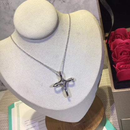 [Lumi Jewelry]CROSS NECKLACE STERLING SILVER MATERIAL