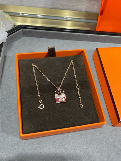 [Lumi Jewels]H CIRCE MOISSANITE PENDANT NECKLACE GOLD