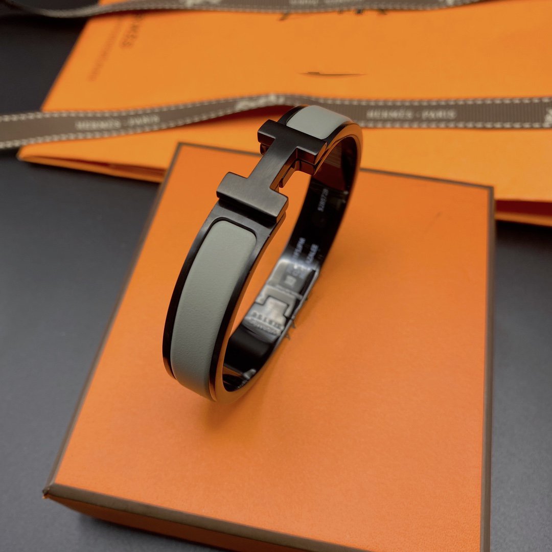 [Lumi Jewels]CLIC HM SO BLACK GREY BRACELET