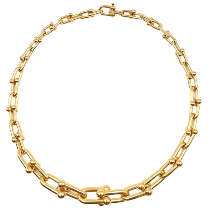 [Lumi Jewelry]HARDWEAR PINK GOLD CHOKER