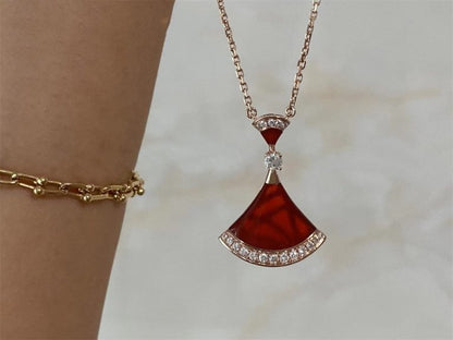 [Lumi Jewels]DREAM NECKLACE CARNELIAN DIAMOND