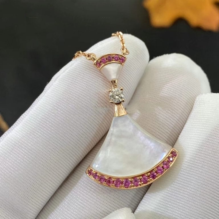 [Lumi Jewels]DREAM NECKLACE MOP PINK DIAMOND