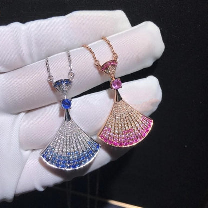 [Lumi Jewels]DREAM NECKLACK DIAMOND PINK GOLD