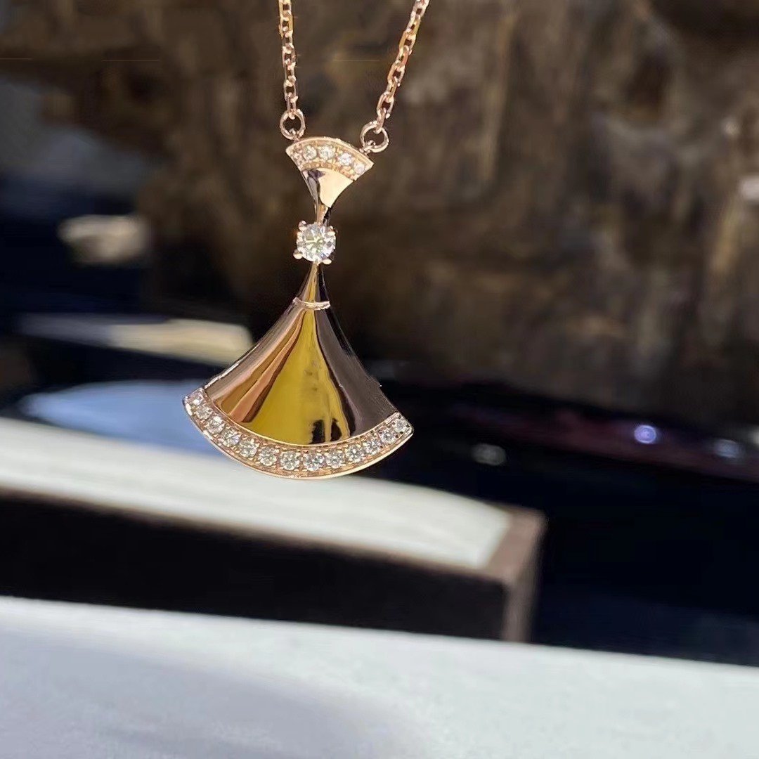 [Lumi Jewels]DREAM NECKLACE PINK GOLD DIAMOND