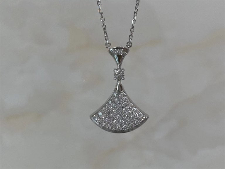 [Lumi Jewels]DREAM NECKLACE SILVER FULL DIAMOND