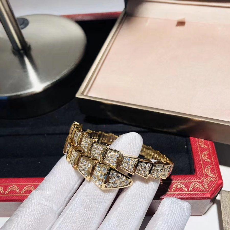 [Lumi Jewels]SERPENTI BRACELET 8MM GOLD DIAMOND