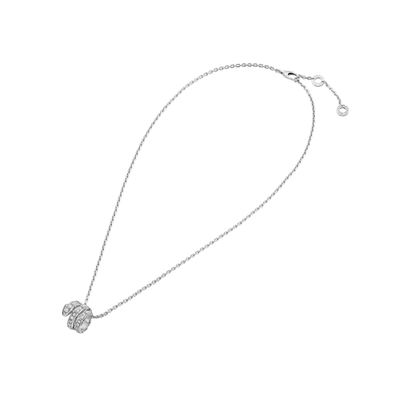 [Lumi Jewels]SERPENTI  NECKLACE DOUBLE RING DIAMOND