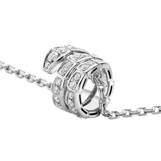 [Lumi Jewels]SERPENTI  NECKLACE DOUBLE RING DIAMOND