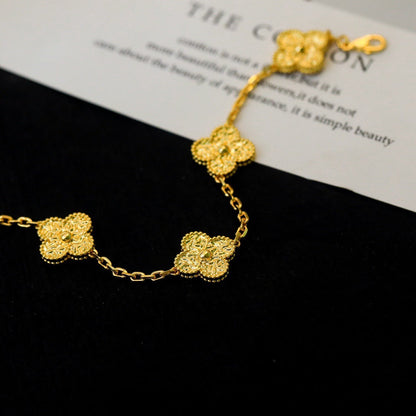 [Lumi Jewels]CLOVER 5 MOTIFS BRONZING BRACELET
