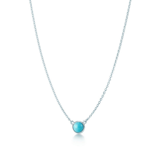[Lumi Jewelry]YARD TURQUOISE NECKLACE SILVER