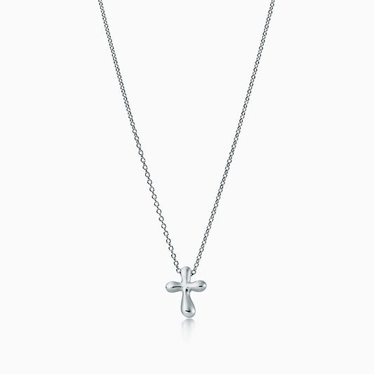 [Lumi Jewelry]CROSS PENDANT MINI BARE CROSS NECKLACE
