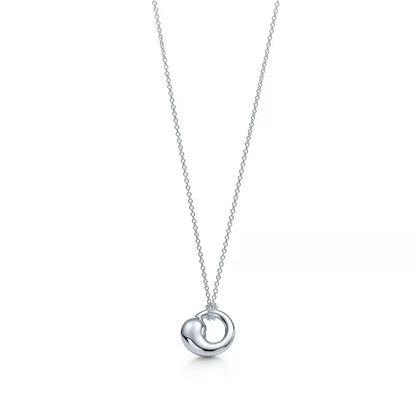 [Lumi Jewelry]SNAIL PEDANT SILVER NECKLACE