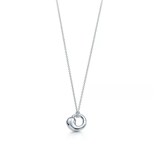 [Lumi Jewelry]SNAIL PEDANT SILVER NECKLACE