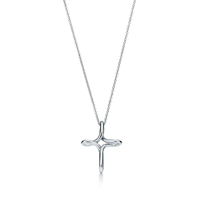 [Lumi Jewelry]CROSS NECKLACE STERLING SILVER MATERIAL