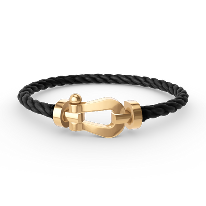 [Lumi Jewels]FORCE LARGE HORSESHOE NO DIAMOND BRACELET GOLD