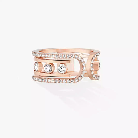[Lumi Jewels]Move 10th Diamond Ring in Gold