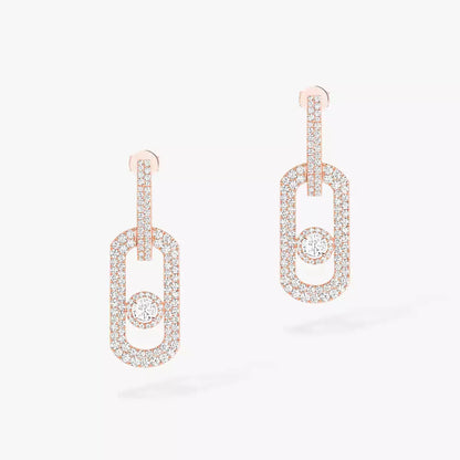 [Lumi Jewels]So Move XL Pave_-Set Diamond Pendant Earrings