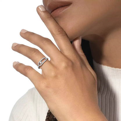 [Lumi Jewels]Move Uno Diamond Ring in Gold