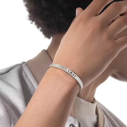 [Lumi Jewels]Move Noa Cisel¨¦ half pav¨¦ bangle