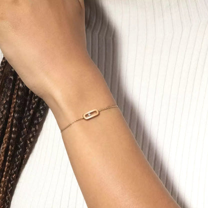 [Lumi Jewels]Move Uno Diamond Bracelet