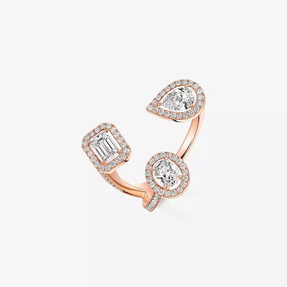 [Lumi Jewels]  Diamond Ring 0,25ct My Twin Trilogy