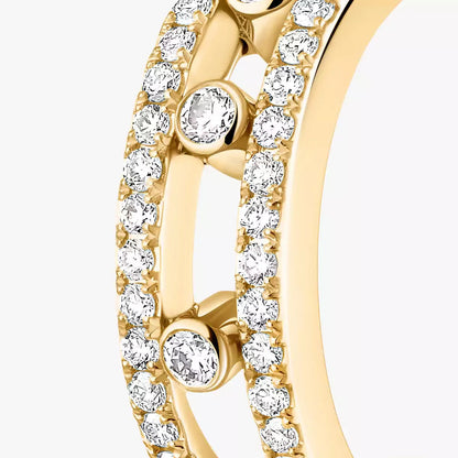 [Lumi Jewels]Diamond Pave_ Hoop Earrings Move