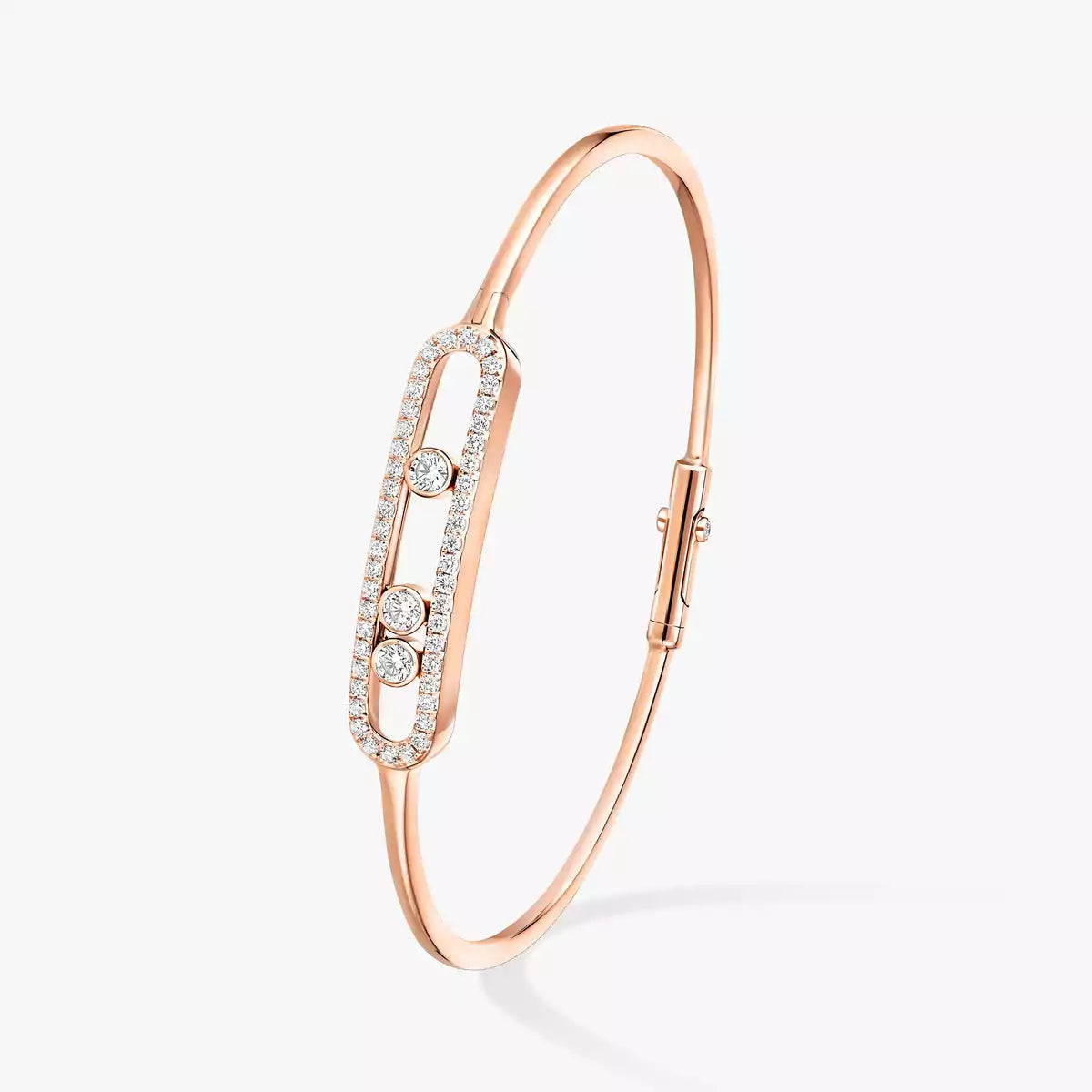 [Lumi Jewels]Move Pav¨¦ Diamond Bangle Bracelet M