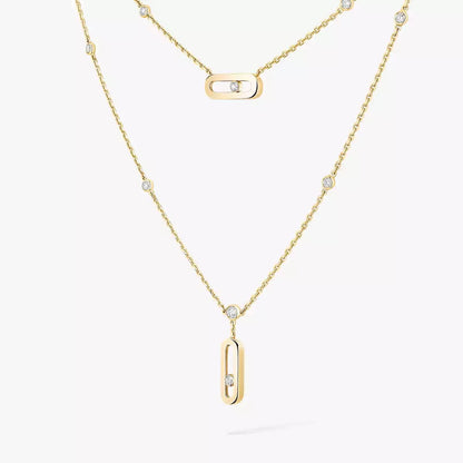 [Lumi Jewels] Move Uno Diamond Necklace