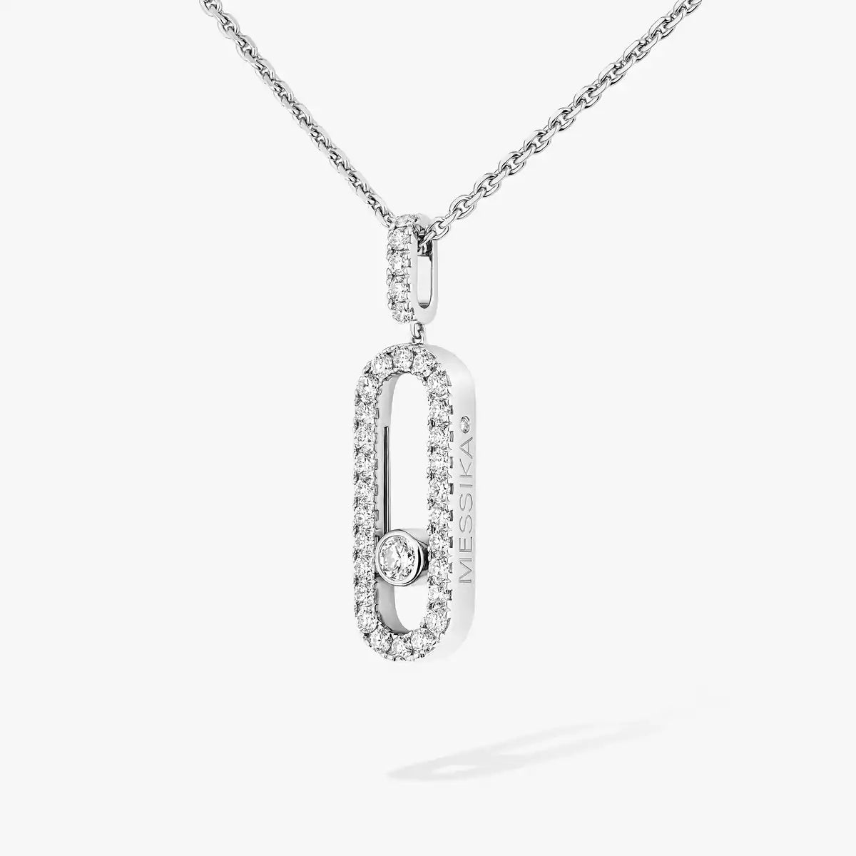 [Lumi Jewels]Move Uno Diamond Necklace in Rose Gold