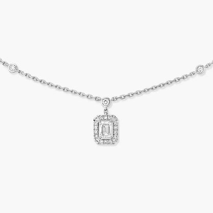 [Lumi Jewels]My Twin Diamond Necklace in Silver