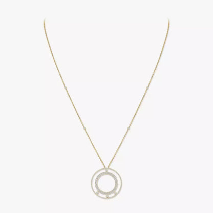 [Lumi Jewels]Move Romane Long Pave_-Set Diamond Necklace