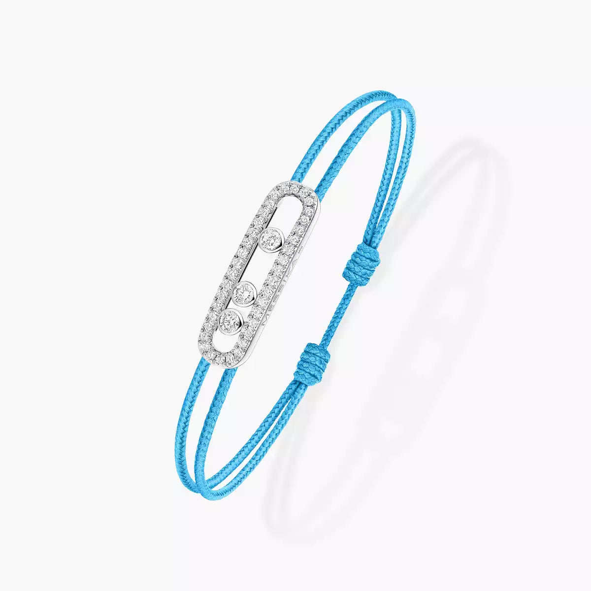 [Lumi Jewels]Messika Care(s) pink cord pav¨¦ bracelet