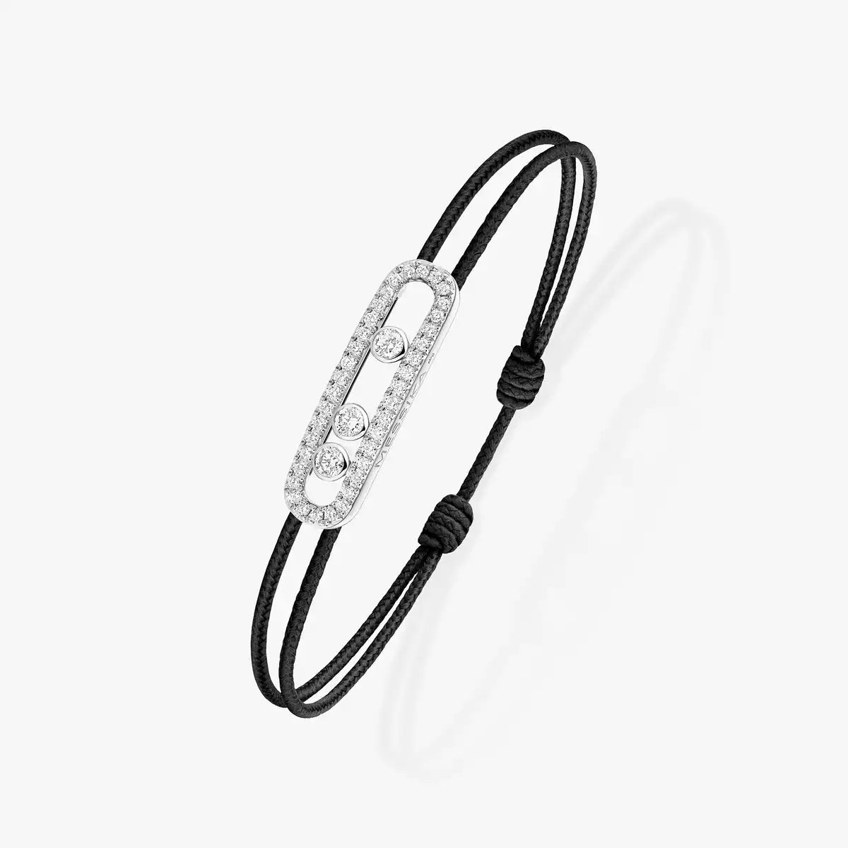 [Lumi Jewels]Messika Care(s) pink cord pav¨¦ bracelet