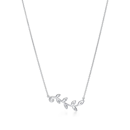 [Lumi Jewelry]PALOMA PICASSO STERLING SILVER OLIVE BRANCH NECKLACE