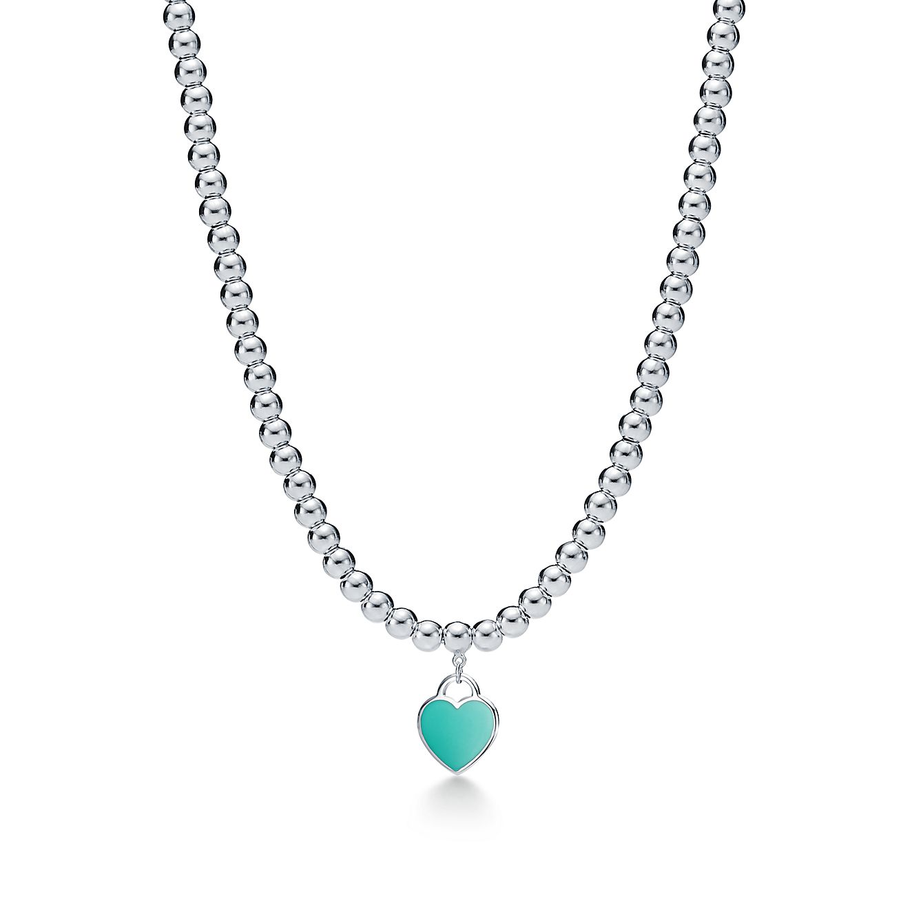 [Lumi Jewelry]RETURN TO TIF SILVER BEAD NECKLACE
