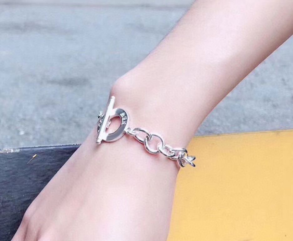 [Lumi Jewelry]TOGGLE TAG BRACELET SILVER