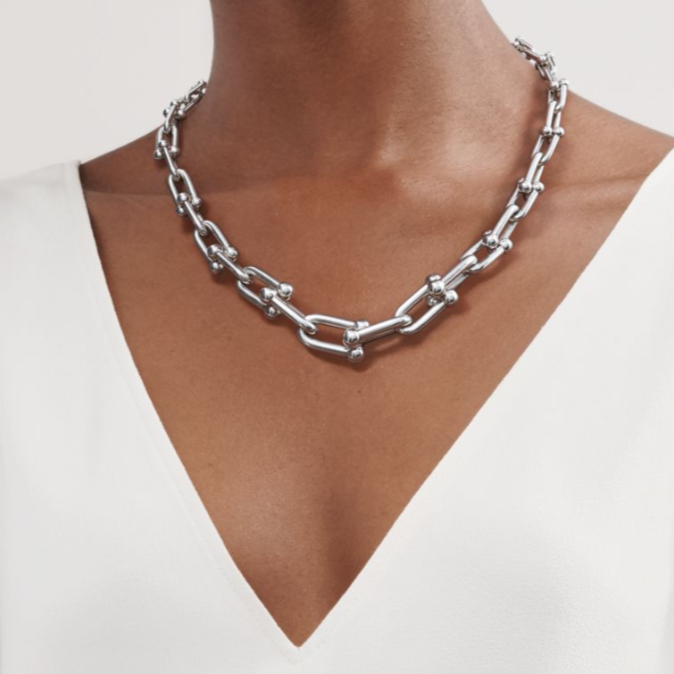 [Lumi Jewelry]HARDWEAR SILVER CHOKER