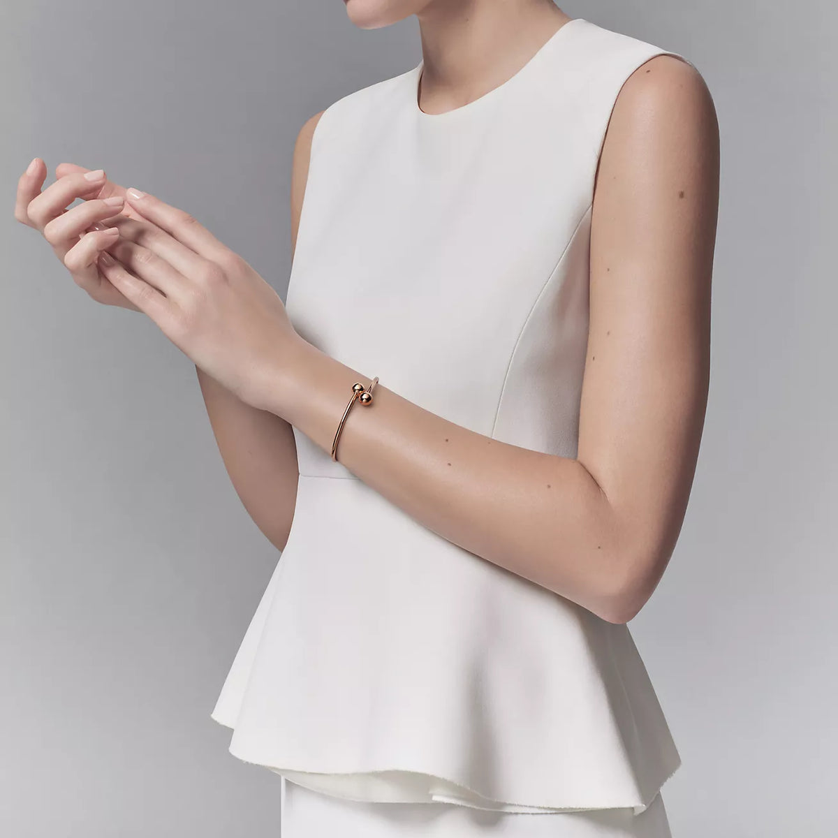 [Lumi Jewelry]CITY HARDWEAR BALL BYPASS BRACELET