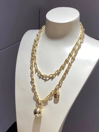 [Lumi Jewelry]HARDWEAR WRAP NECKLACE