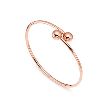 [Lumi Jewelry]CITY HARDWEAR BALL BYPASS BRACELET