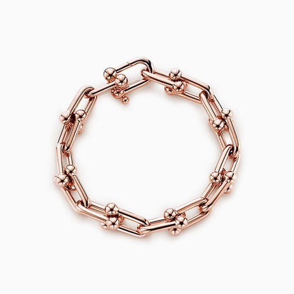 [Lumi Jewelry]HARDWEAR BRACELET PINK GOLD AND SILVER