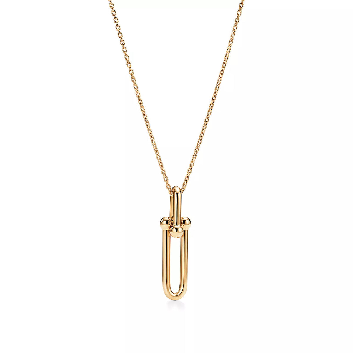 [Lumi Jewelry]HARDWEAR GOLD DROP PEDANT NECKLACE