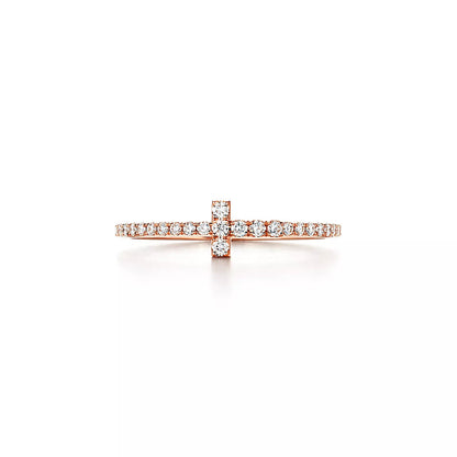 [Lumi Jewelry]T RING DIAMOND PINK GOLD