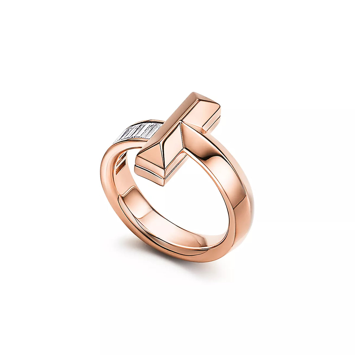 [Lumi Jewelry]T1 WIDE 4.5MM DIAMOND RING