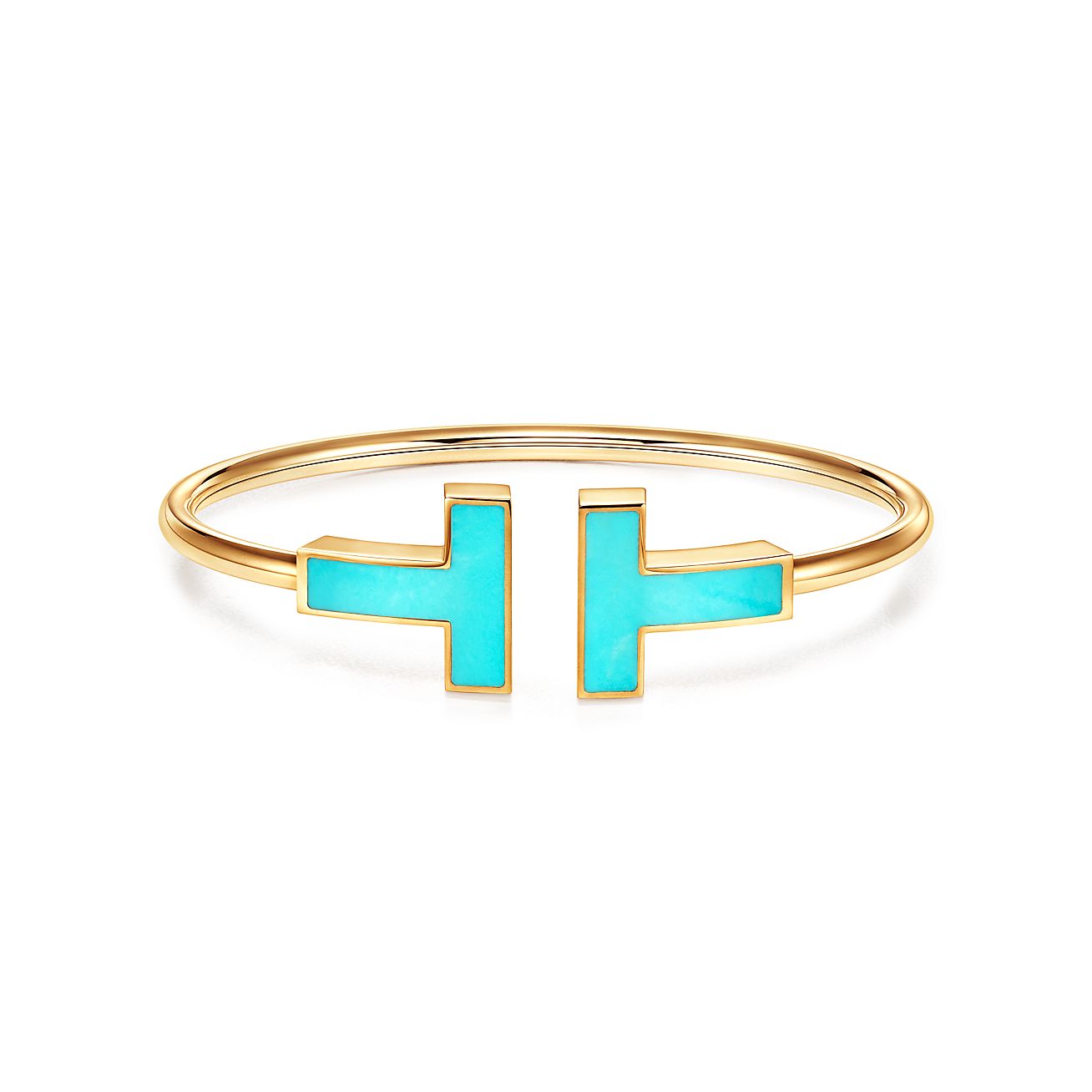[Lumi Jewelry]T WIDE TURQUOISE OPEN BRACELET